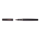 Gry Mattr − Stylo gel corps noir mat − accents de chrome noir-Encre noire