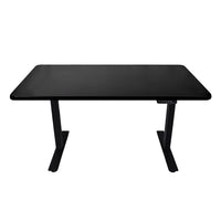 AnthroDesk - Bureau assis/debout electrique - Base Noire avec une surface de travail BM 60" x 30"-Bureau debout à moteur unique avec boutons programmables