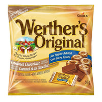 Werther’s Original - Bonbon au chocolat, sans sucre ajouté, 12 bonbons/60 g (339956-70)-Chocolat
