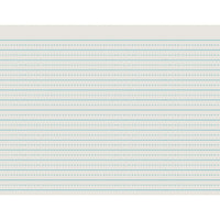 Pacon -Cartes de papier journal lignées avec ligne pointillée de 1/2 po, 11 x 8 1/2 (po), 500 feuilles, 1500/pqt (PAC2623)-Blanc
