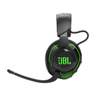 JBL - Quantum 910X Casque de jeu console supra-auriculaire sans fil pour Xbox - Noir/Vert-Micro à perche rabattable pour couper le son avec suppression de l'écho et du bruit
