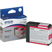 Epson - Cartouche d'encre UltraChrome K3 T580 - Magenta-Produisez des photos pour les archives d'une grande fidélité de couleur, d'effet lustré et de résistancce aux égratignures 