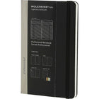 Moleskine - Cahier de notes professionnel, grand, noir, 5 po x 8 1/4 po-Grand, 5 po x 8 1/4 po