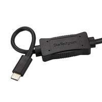 StarTech - Câble USB-C à eSATA, pour dispositifs de stockage externe, USB 3.0 (5 Gbps), 3 pi (1 m)-Accédez aux périphériques de stockage eSATA contenant des disques durs / SSD / ODD à partir d'un ordinateur portable USB-C ou Thunderbolt 3 - Connectez un CD-ROM ou DVD-ROM à votre ordinateur USB-C ou Thunderbolt 3 - Effectuez des tâches de gestion de lecteur comme : récupération de données / réparation des lecteurs défaillants / réutilisation des anciens lecteurs / diagnostics / imagerie disque / sauvegarde -