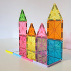 Magna-Tiles - Stardust Ensemble De Construction Magnétique De 15-Pièces, La Marque De Construction Magnétique Originale-Développement:  Les paillettes et les carreaux en miroir améliorent la créativité de l’enfant, tout en encourageant le raisonnement, la résolution de problèmes et l’expérimentation