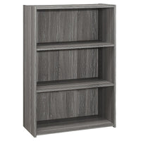 Monarch Specialties - 7478 36 po H Etagere - Gris Avec 3 Tablettes-Fini gris sur 3 côtés