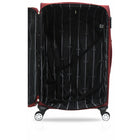 TUCCI Italy - TURISTA Valise à roulettes 30 po - Rouge-Système de roues détachables Dual Glide Tech