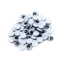 Charles Leonard – Yeux ronds grouillants Creative Arts, noir, 10mm, 1500/paquet (CHL64510)-Les yeux ronds grouillants donnent vie à vos poupées, animaux, jouets et plus encore