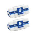 Staedtler - Gomme triangulaire bicolore sans PVC - paquet de 2-Sans latex ni phthalate