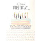 MILLBROOK - Carte de souhaits Enveloppes - 5-3/8 po L x 7-3/4 po H - Gâteau et chandelles - Paquet de 18-Cartes de qualite style boutique