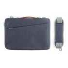 Housse JCPal Tofino Messenger pour MacBook 13 "/ Surface Laptop / PC Laptop - Bleu-Bandoulière amovible et poignée de transport rétractable