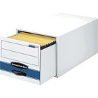 Système de rangement à tiroirs Bankers Box Stor/Drawer Plus format Légal-L’armature en métal robuste assure la solidité et la stabilité du système. La construction à quatre épaisseurs des panneaux avant et arrière permet une utilisation quotidienne.