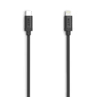 NXT Technologies - Câble tresse Lightning vers USB-C, 6 pi - noir-Câble de chargement USB-C tresse resistant aux accrocs et à lââ‚¬â„¢emmêlement