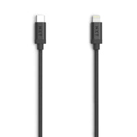 NXT Technologies - Câble tresse Lightning vers USB-C, 6 pi - noir-Câble de chargement USB-C tresse resistant aux accrocs et à lââ‚¬â„¢emmêlement
