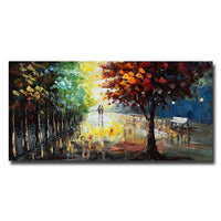 Designart – Paysage de forêt imprimé sur toile, les couleurs de la nature (PT3507-40-20)-Impression