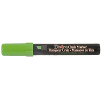 JAM Paper – Marqueur craie à pointe biseautée, vert lime (526483LI)-Marqueur craie vert lime