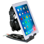 Allsop - Support universel pour casque et tablette - Noir-Gérez les câbles et les cordons de chargement avec le système de gestion des câbles intégré