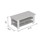 Safdie & Co. 41.25L Table De Salon - Taupe Foncé 3 Étagères-Se marie bien avec n'importe quel décor