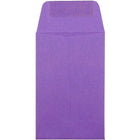 JAM Paper - Enveloppes à monnaie nº 1, 2,25 x 3,5 po, papier recyclé Brite Hue violet, 1000/paquet-Enveloppes violettes