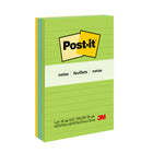 Post-it - Feuillets, collection Paradis floral, lignés, 4 po x 6 po, 100 feuillets/bloc, paquet de 3, 300 feuilles-Les Feuillets Post-it adhèrent fermement et se retirent proprement