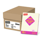 Staples - Papier à copies recyclé à 30 % - couleurs pastel - lettre - 8 1/2 po x 11 po - crème - 5000 Feuilles-8 1/2 po x 11 po