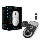 Souris de jeu sans fil Logitech G PRO X Superlight, ultra-légère, capteur Hero 25K, 5 boutons programmables - Blanche-Conception à cinq boutons