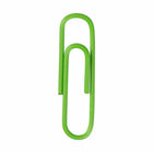 JAM PAPER - Colore norme 1" Trombones, Lime Green, 3 Paquets de 100-Trombones de qualite superieure fabriques à partir de fil d'acier recouvert de vinyle de haute qualite.