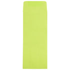 JAM Paper Enveloppes recyclées Brite Hue no 11, 4,5 x 10,38 po, lime intense, 500/paquet-Enveloppe en papier recyclé lime intense