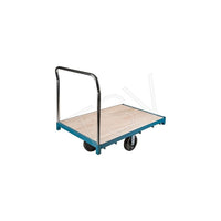 Kleton – Chariot à plateforme robuste, plateforme de 24 larg. x 48 long. (po), poignée de 40 haut. (po), capacité de 2500 lb-Largeur de la plateforme : 24 po