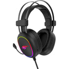 Havit Wired Gaming Headset with HD Mic - Stereo Surround Sound-Noire