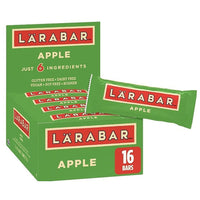 Larabar Pommes Barres 45G - Paquet de 16-Ingrédients: Dattes, Amandes, Pommes Séchées, Noix De Grenoble, Raisins Secs, Cannelle.