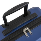 Swiss Mobility - Ensemble de 3 valise rigide ABS - Bleu-Poignée de chariot télescopique avec hauteurs de verrouillage à plusieurs niveaux