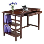 Winsome Velda – Bureau avec 2 tablettes-Nettoyer avec un linge humide