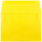 JAM Paper Enveloppes format livret Brite Hue, ferm. gommée, 5 1/2 x 8 1/8 po, jaune, 1000/pqt-Taille : A8 (5 1/2 x 8 1/8 po)