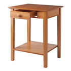 Winsome – Table pour imprimante « studio », miel-Classique et robuste, il est doté d’un espace pour une imprimante, d’un tiroir pour ranger le papier supplémentaire, et d’une tablette inférieure idéale pour tenir une unité centrale.