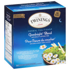 Twinings of London - Pour l'heure du coucher - Paquet de 50-Camomille, menthe verte, arôme naturel de menthe verte, citronnelle, myrte citronné, tilleul, feuilles d'oranger, fleurs d'oranger, boutons de roses, baies d'aubépine