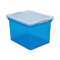 Really Useful Boxes - Boîte de rangement de 31 l - bleu-Boîtes idéales pour chemises suspendues