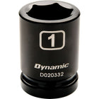 Dynamic Tools – Douilles SAE à chocs 6 pans de 3/4 po, 2 1/8 po, longueur standard-Taille : 2 1/8 po