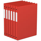 Davis Group Super économie, Reliure à anneaux ronds 5/8 po, paquet de 6 – Rouge-3 Reliure À Anneaux