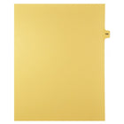 Markmaker - 25 tabs/PQT,5 PQT/Boite, Intercalaires imprimes Legal, Chamois, 1/15th coupe| format lettre, sans trous, Numero 199-Intercalaires imprimes Legal