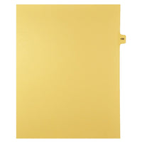 Markmaker - 25 tabs/PQT,5 PQT/Boite, Intercalaires imprimes Legal, Chamois, 1/15th coupe| format lettre, sans trous, Numero 199-Intercalaires imprimes Legal