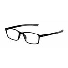 SAV Eyewear - Lunettes anti-lumière bleue rectangulaires Sportex 4200 - + 1,25 - Noir-Monture rectangulaire contemporaine