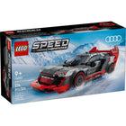 LEGO - Speed ​​Champions Audi S1 ​​e-tron quattro Voiture de course - 274 Pièces-Inclut une figurine de pilote avec un casque à mettre derrière le volant et des courses par étapes