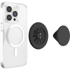 Popsockets - PopGrip pour MagSafe - Noir-Chargez votre téléphone sans fil en faisant simplement glisser le PopSocket magnétique et en le réglant sur un socle de charge sans fil (anneau adaptateur non compatible avec la capacité de charge sans fil
