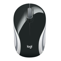 Logitech - Souris Sans fil M187 Mini Optical Mouse - Noir-Grâce à son format de poche ultra-compact, la mini-souris sans fil accompagne votre ordinateur portable dans tous vos deplacements.