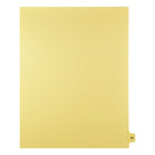 Markmaker - 25 tabs/PQT, 5 PQT/Boite, Intercalaires imprimes Legal, Chamois, 1/15th coupe| format lettre, sans trous, Numero 90-Intercalaires imprimes Legal