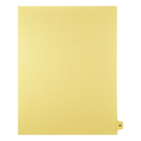 Markmaker - 25 tabs/PQT, 5 PQT/Boite, Intercalaires imprimes Legal, Chamois, 1/15th coupe| format lettre, sans trous, Numero 90-Intercalaires imprimes Legal