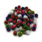 Charles Leonard – Balles velues pompons Creative Arts, brillants variés, 1/2 po, 800/paquet (CHL69180)-Balles velues pompons parfaites pour des poupées et des décorations