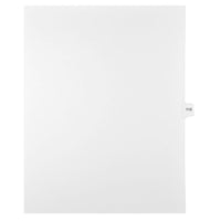 Mark Maker – Onglets séparateurs juridiques blancs, 1/15 onglets, format lettre, sans trous, numéro 113, 25/paquet-Onglets séparateurs blancs, 1/15 onglets