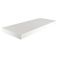 Kiera Grace - Tablette flottante Stockholm Aberg avec lumière à DEL - blanc, 24 po, fini mat-Mesure: l'étagère flottante blanche mesure 9,25 "L x 23,6" L x 1,5 "H et peut contenir jusqu'à 10 livres de luminaires décoratifs